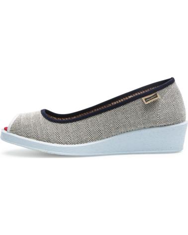 MAIANS MAIANS INES NÁUTICO CON CUÑA - ZAPATO URBANO PUNTERA ABIERTA AZUL
