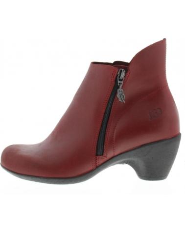 LOINTS OF HOLLAND JIVE 70713 - BOTA DE TORNOZELO SALTO BAIXO VERMELHO ROJO