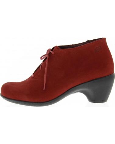 BOTA BAIXA LOINTS JIVE 70690 EM COURO COM SALTO PARA MULHER LOINTS OF HOLLAND VERMELHO ROJO