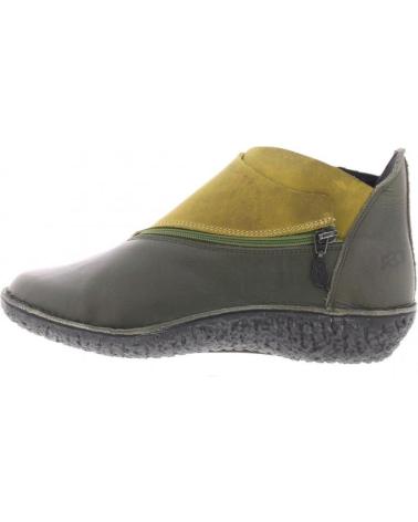 LOINTS OF HOLLAND FUSION 37534 STIEFELETTE SCHWARZ MIT ROTEM REISSVERSCHLUSS NEGRO