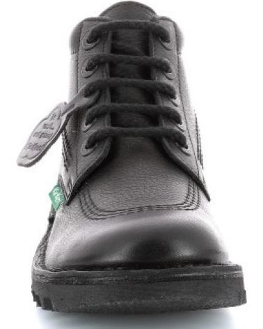 KICKERS NEORALLYE - BOTAS DE COURO PRETAS NEGRO