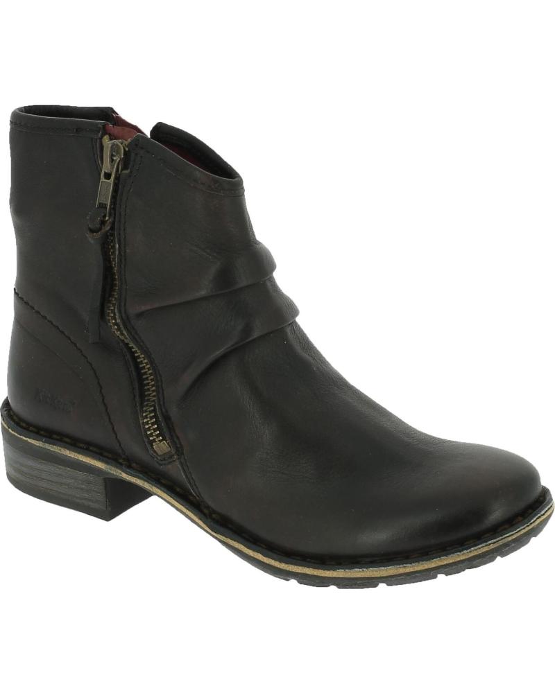 KICKERS BOTA MUJER GROOVE SOFT - NEGRO