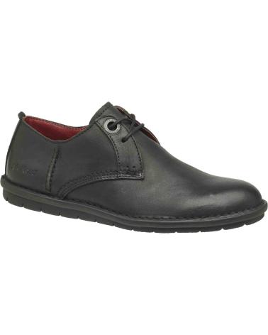 KICKERS VIKANG - LEDER SCHNÜRSCHUH IM DERBY-STIL MARRóN