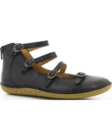 KICKERS HONOREE LEDER-MARY-JANES SCHWARZ NEGRO