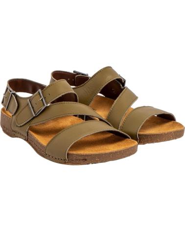 SANDALIA DE PIEL ART COMPANY I BREATHE 0999 VERDE VERDE