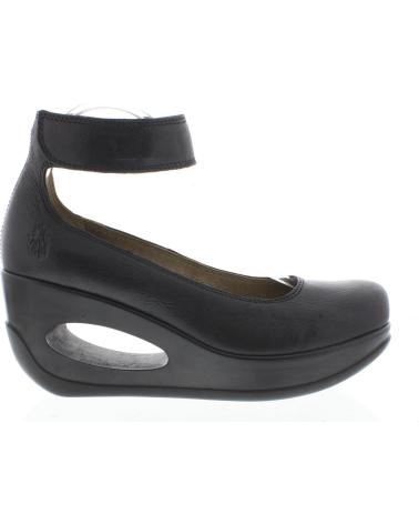 FLY LONDON KEILABSATZSCHUHE HELI797 SCHWARZ NEGRO