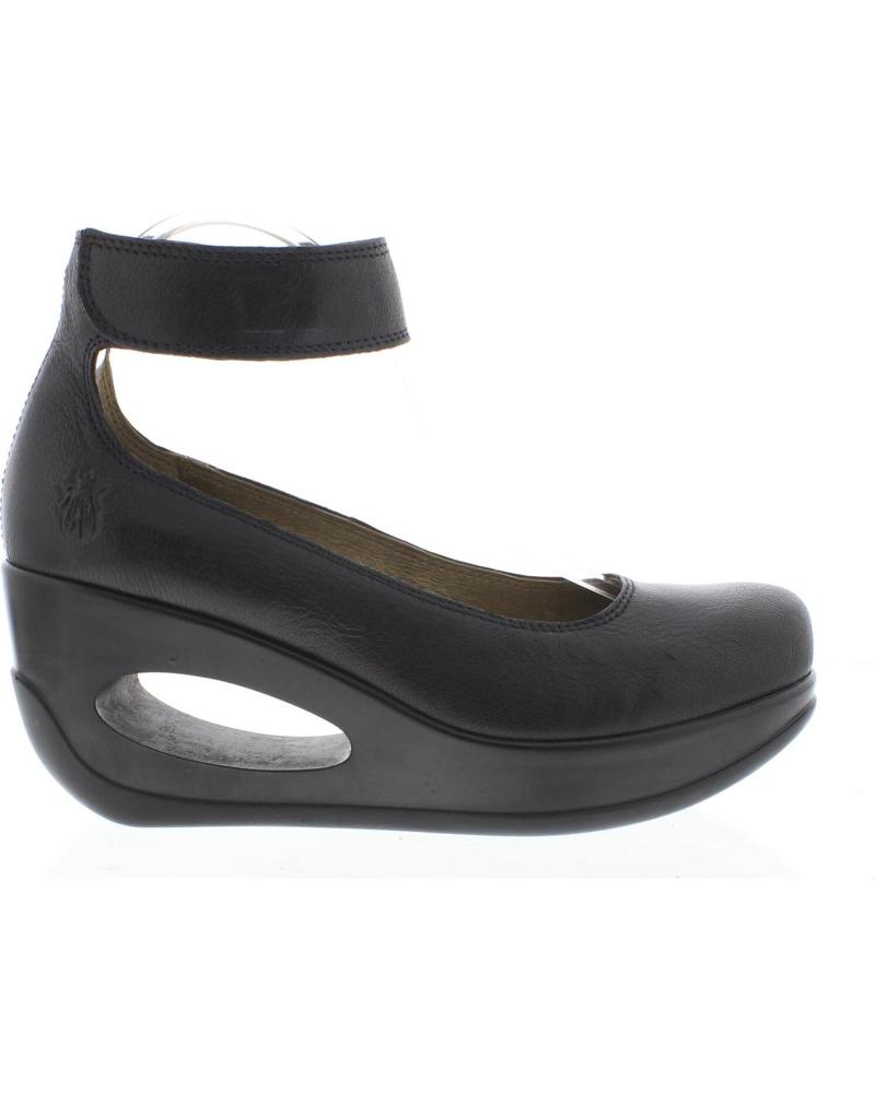 FLY LONDON KEILABSATZSCHUHE HELI797 SCHWARZ NEGRO