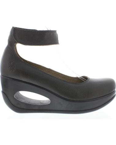 FLY LONDON KEILABSATZSCHUHE HELI797 SCHWARZ NEGRO