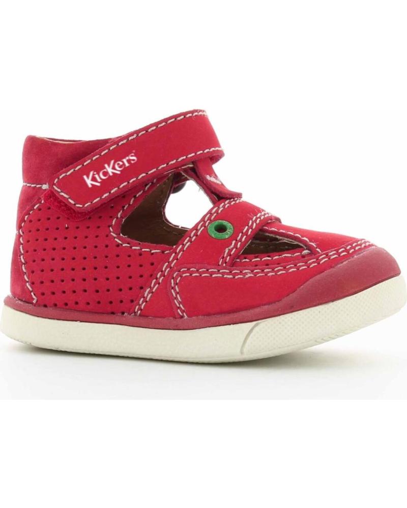 SANDALIA KICKERS GOODSPEED PARA NIÑOS - ROJO ROJO