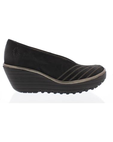 FLY LONDON YAKU KEILABSATZSCHUH - SCHWARZ NEGRO