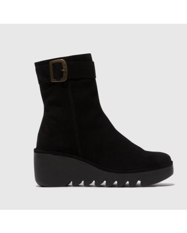 BOTA FLY LONDON BEPP PRETA COM CUNHA VARIOS COLORES