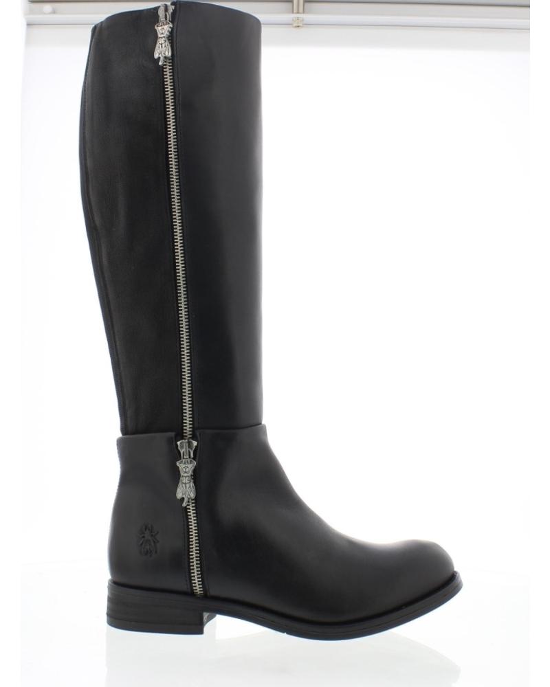 FLY LONDON BOTA ALTA ANAK PRETO NEGRO