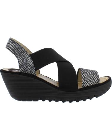 FLY LONDON SANDALIA YAJI CON CUÑA - MULTICOLOR VARIOS COLORES