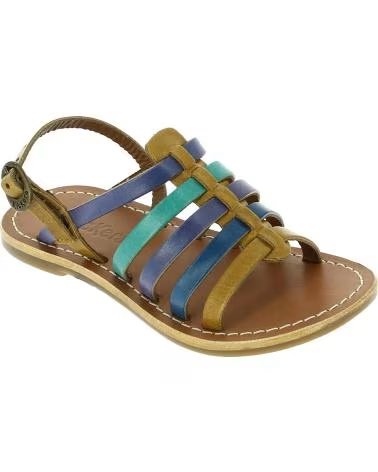 KICKERS SANDALE FILLE DIXMILLION BEIGE