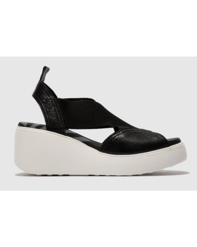 FLY LONDON SANDALIA CUNA DAIF 216 - NEGRO NEGRO