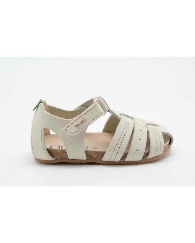CIRQUS SANDALIAS PARA NIÑO 171065 DE PIEL - BLANCO BLANCO