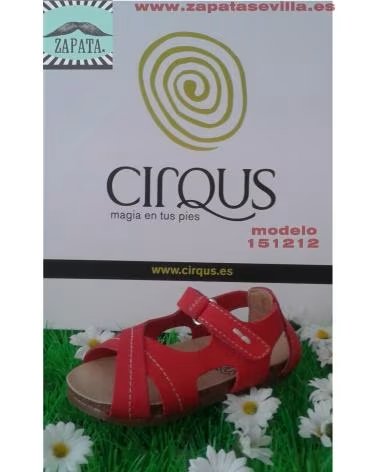 CIRQUS SANDALES EN CUIR 151212 BLANC BLANCO