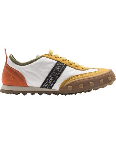 ZAPATILLA URBANA ART COMPANY CROSS SKY 1109 BLANCO AMARILLO NARANJA NEGRO