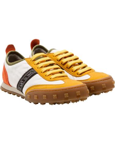 ZAPATILLA URBANA ART COMPANY CROSS SKY 1109 BLANCO AMARILLO NARANJA NEGRO