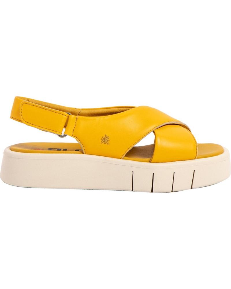 ART COMPANY SANDALIA MUJER PLATAFORMA MALAGA 1855 - AMARILLO