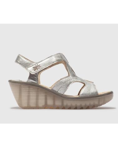 FLY LONDON YOTU 472 SILVER WEDGE SANDAL VARIOS COLORES