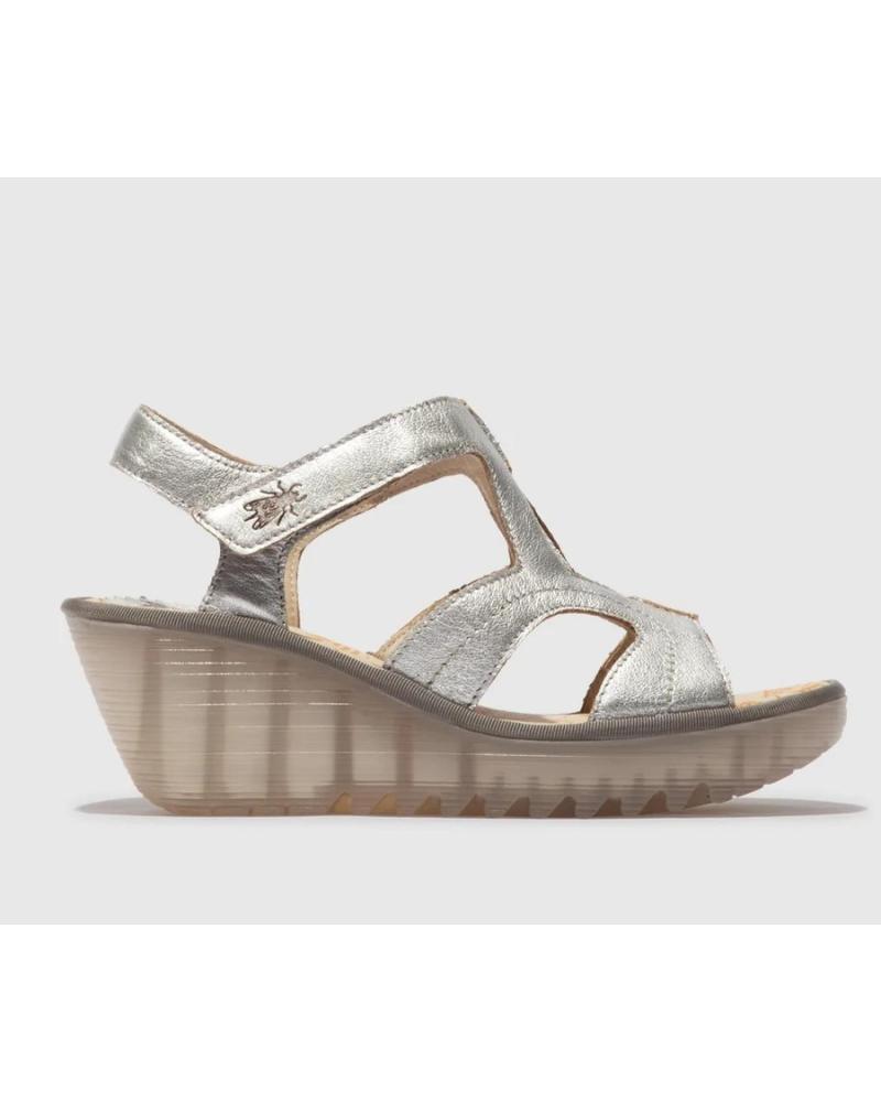 FLY LONDON YOTU 472 KEILSANDALE SILBER VARIOS COLORES