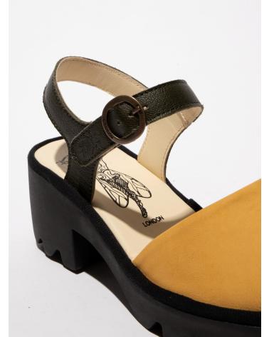 SANDALIA FLY LONDON TULL 503 AMARILLA AMARILLO