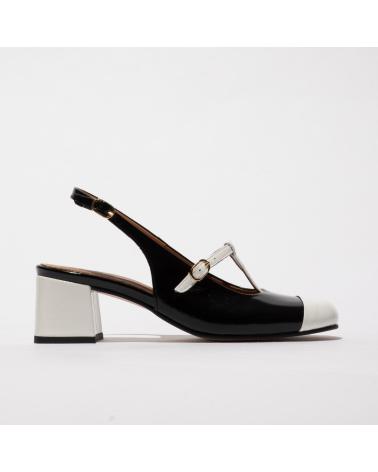 FLY LONDON SOLN 083 MERCEDITAS SLINGBACK DE TACÓN BICOLOR VARIOS COLORES