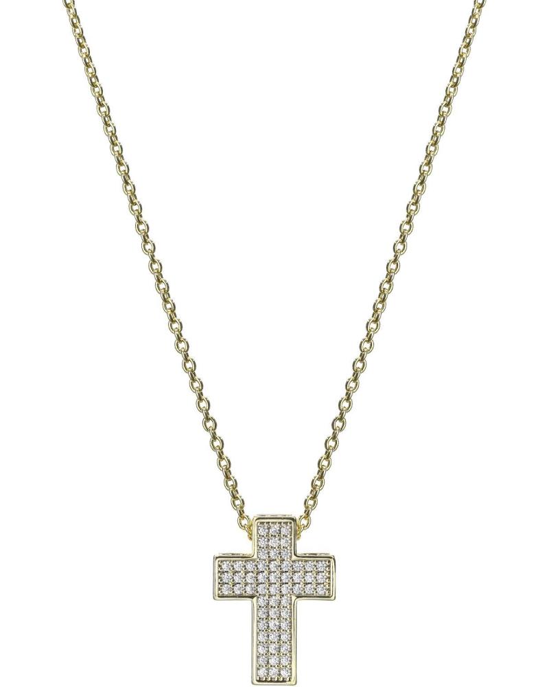 CHIARA FERRAGNI VERGOLDETER PAVÉ KREUZANHÄNGER J19AWC09