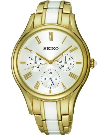 SEIKO SKY718P1 DORADO-BLANCO