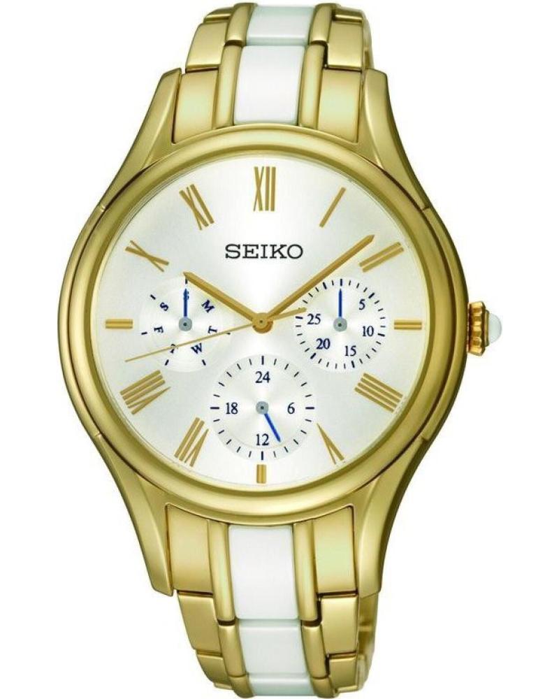 SEIKO SKY718P1 DORADO-BLANCO