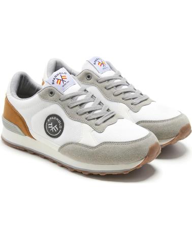 SPAGNOLO ZAPATILLAS CASUAL RUNING GRIS