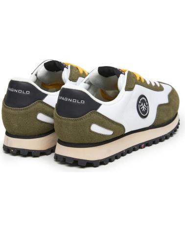 SPAGNOLO ZAPATILLA TIEMPO LIBRE RUNNING HOMBRE BLANCO Y VERDE