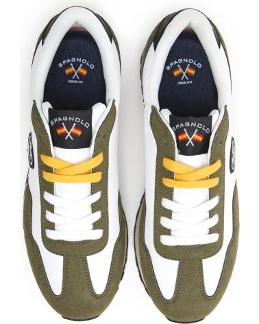 SPAGNOLO ZAPATILLA TIEMPO LIBRE RUNNING HOMBRE BLANCO Y VERDE