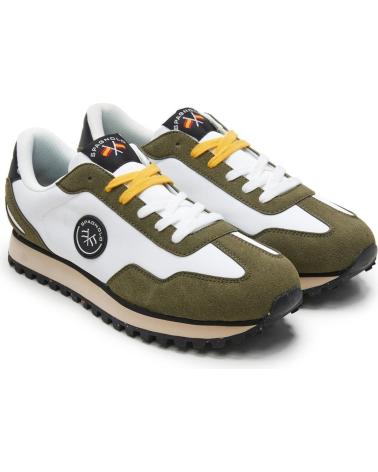 SPAGNOLO ZAPATILLA TIEMPO LIBRE RUNNING HOMBRE BLANCO Y VERDE