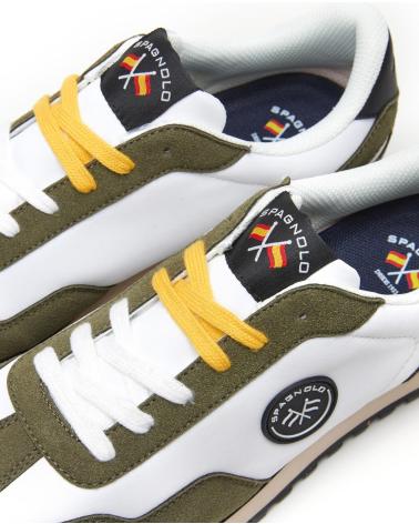 SPAGNOLO ZAPATILLA TIEMPO LIBRE RUNNING HOMBRE BLANCO Y VERDE