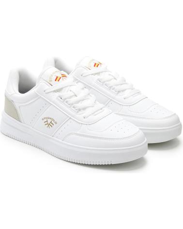SPAGNOLO ZAPATILLA TIPO BASKET DE HOMBRE BLANCO