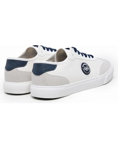 SPAGNOLO ZAPATILLA BAMBA TEXTIL CORDONES BLANCO