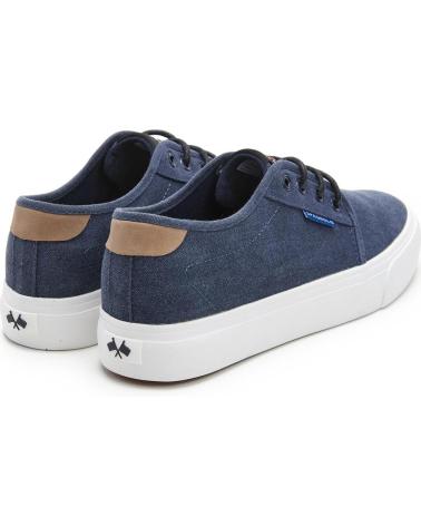 SPAGNOLO ZAPATILLAS CASUAL DE LONA CON CORDONES HOMBRE JEANS
