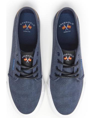 SPAGNOLO ZAPATILLAS CASUAL DE LONA CON CORDONES HOMBRE JEANS
