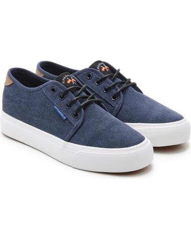 SPAGNOLO ZAPATILLAS CASUAL DE LONA CON CORDONES HOMBRE JEANS