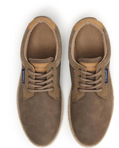 SPAGNOLO BAMBA YUTE SSINTETICO CORDONES TAUPE