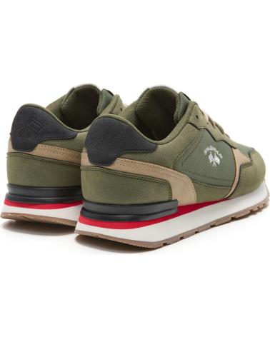 SPAGNOLO ZAPATILLAS DEPORTIVA RUNING VERDE Y BEIG