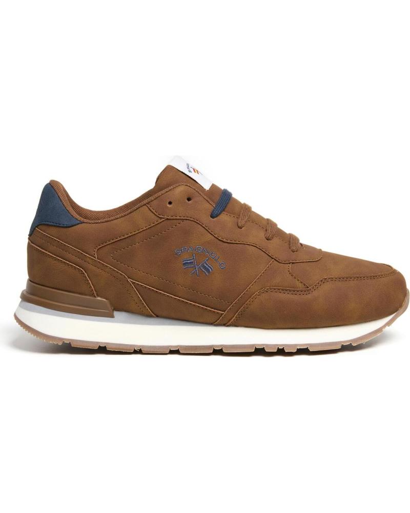 SPAGNOLO ZAPATILLAS CASUAL RUNING CAMEL