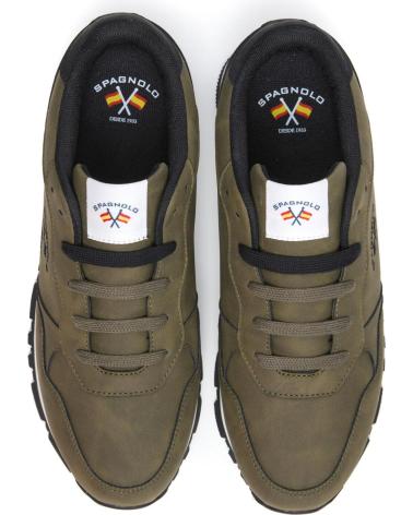 SPAGNOLO ZAPATILLAS CASUAL RUNING KAKI