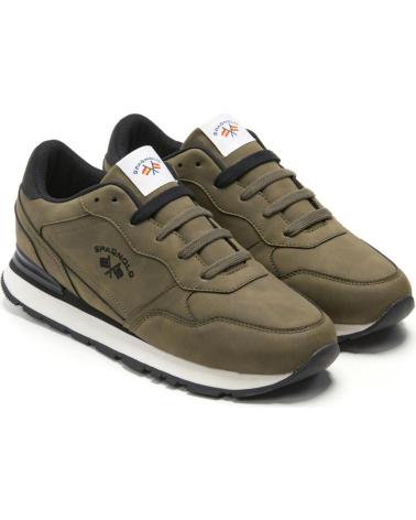 SPAGNOLO ZAPATILLAS CASUAL RUNING KAKI