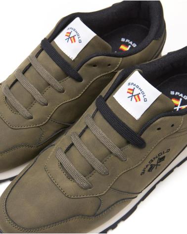 SPAGNOLO ZAPATILLAS CASUAL RUNING KAKI