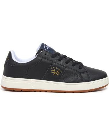 SPAGNOLO ZAPATILLAS CASUAL TENIS NEGRO