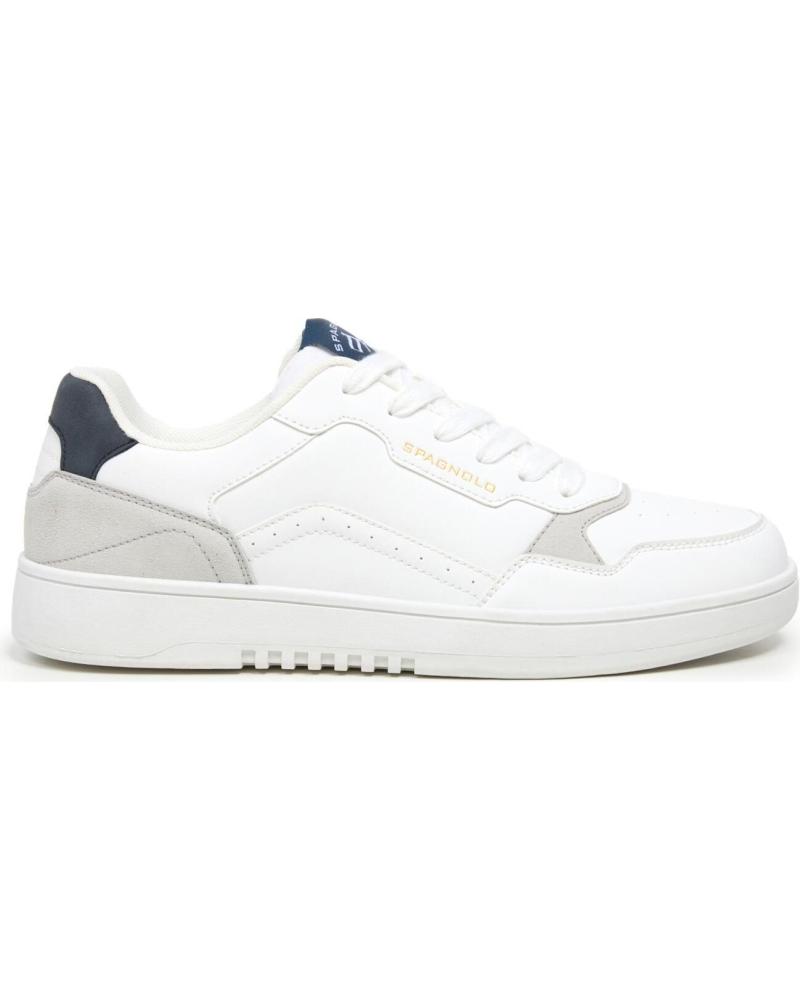 SPAGNOLO ZAPATILLAS CASUAL BASKET BLANCO