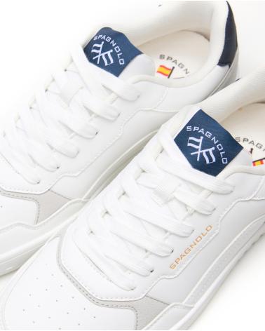 SPAGNOLO ZAPATILLAS CASUAL BASKET BLANCO
